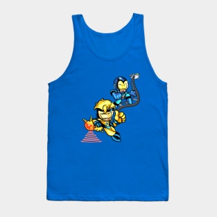 Blue & Gold Tank Top